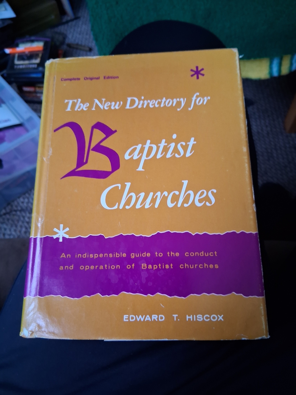The New Directory for Baptist Churches - Orange & Purple Cover